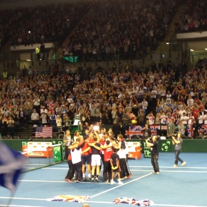 Celebrations at Davis Cup, Glasgow